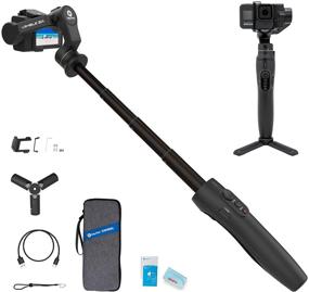 img 4 attached to 📸 FeiyuTech Vimble 2A: 3-осевой стабилизатор камеры активности для GoPro Hero 8/7/6/5 с WiFi, сэлфи-палкой, удлиненным штативом и штативом - идеально подходит для SJCAM и YI-CAM.