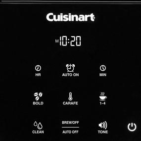 img 3 attached to Cuisinart DCC-T20 14-Cup Programmable Coffeemaker Touchscreen - Sleek Black Design for Convenient Brewing Experience