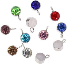 img 1 attached to 💎 LONG TAO Birthstone Pendant Necklace for Enhanced SEO