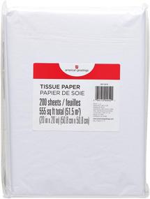 img 3 attached to 200-Sheet Bulk White Tissue Paper from American Greetings