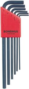 img 1 attached to 🔧 Bondhus 12146 L-Wrench Set, 1.5mm to 5mm Length