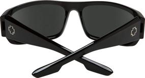 img 1 attached to 🕶️ Enhanced Color and Contrast Spy Optic Piper Wrap Sunglasses with Rectangular Shape