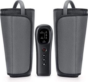 img 4 attached to 🦵 Nekteck Air Compression Leg Massager: Enhance Circulation and Relaxation, Handheld Controller, Adjustable Wraps - Ideal for Home & Office Use