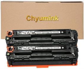 img 4 attached to 🖨️ Chyumink Remanufactured HP 131A CF210A Black Toner Cartridges (2 Pack) for Pro 200 Color M251nw, M251n, MFP M276nw, M276n, CP1210, CP1215, CP1518, CP1525nw