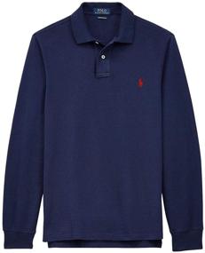 img 4 attached to 👔 Мужская одежда POLO RALPH LAUREN Sleeve Newport Navy: Вечный стиль для современного джентльмена