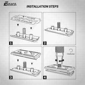 img 1 attached to 🪒 EASACE Long Handle Double Edge Safety Razor Kit: Premium Metal Razor with Stand, Cleaning Brush & 10 Stainless Steel Blades (Silver) - Perfect for Classic Wet Shaving for Men & Women