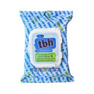 🧽 tbh kids spot foam face cleansing wipes - gentle facial cleanser for kids, preteens, and teens with sensitive, dry, oily skin - hydrating facewash for girls and boys with acne prone skin - sulfate free, paraben free - 30 individual wipes logo