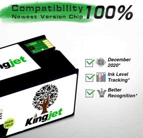 img 2 attached to 🖨️ High-Quality Kingjet Compatible Ink Cartridge Replacement for HP 972 972A