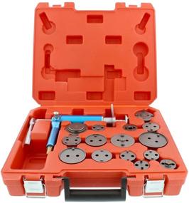 img 1 attached to 🔧 ABN Caliper Piston Compressor Tool Set - 16-pc Pneumatic Brake Caliper Kit for Air Brake Tools and Compressing Brake Pistons