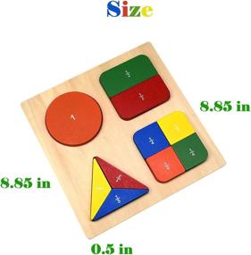 img 2 attached to Gybber Mumu Fraction Geometric Pre-Educational Set: Unlocking Mathematical Concepts for Young Minds
