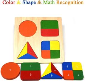img 3 attached to Gybber Mumu Fraction Geometric Pre-Educational Set: Unlocking Mathematical Concepts for Young Minds