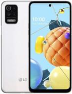 📱 lg k62 review: 128gb, 4gb ram, 6.6" hd+, quad-camera, 4000mah battery, unlocked gsm 4g lte (t-mobile, at&t, metro) – lm-k525hmw (white) logo
