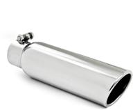 🔥 mbrp t5148 3.5" od angled cut rolled end exhaust tip (t304) - performance-enhancing exhaust tip for amplified results logo