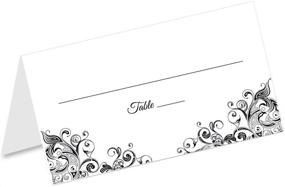 img 2 attached to Black White Flourish Wedding Tented