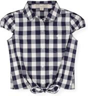 👚 ruffle sleeve girls' clothing: hope henry tops, tees & blouses for girls logo