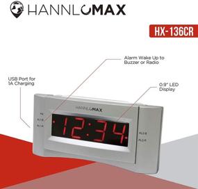 img 1 attached to HANNLOMAX HX 136CR Alarm Display Charging Home Audio