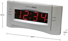 img 3 attached to HANNLOMAX HX 136CR Alarm Display Charging Home Audio