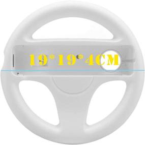 img 3 attached to 🎮 Pair of Wii Steering Wheel Wheels for Mario Kart and Wii Racing Games