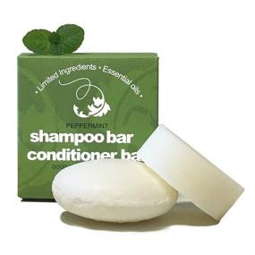 img 4 attached to 🌿 Whiff SpiraLeaf Shampoo & Conditioner Bar Set: Peppermint Essential Oil, Limited Ingredients, Zero Waste, No Colorings, Concentrated Formula - Made in USA