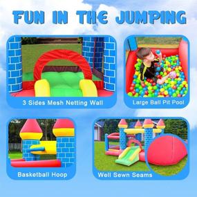 img 2 attached to 🐬 Doctor Dolphin Inflatable Bounce: Ultimate Jumping Fun for Sports & Outdoor Play