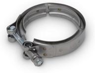 🔧 kraken automotive 3 inch v band clamp - premium 304 stainless steel ss - universal fit for downpipes, manifolds, and exhaust systems logo