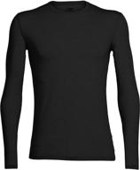 👕 icebreaker merino men's anatomica long sleeve crew neck shirt: slim fit undershirt in merino wool - ultimate comfort and style logo