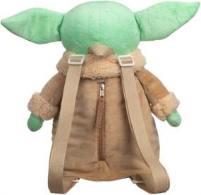 img 1 attached to Mandalorian Child Baby Plush Backpack