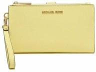 michael kors travel wristlet saffiano women's handbags & wallets in wristlets logo