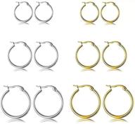 💍 girls' jewelry earring set in gold, silver, and stainless steel by gdslllm logo