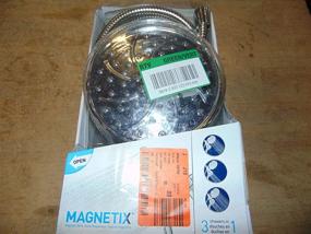 img 4 attached to 🚿 Moen 26008 Magnetix 2-in-1 Handheld/Rain Shower Head Combo with Magnetic Holder - Chrome