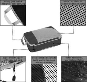 img 1 attached to 🧳 Compress and Organize Effortlessly with Expandable Compression Packing Organizers