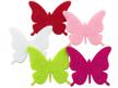 summer ray 100pcs colorful butterfly embellishment logo