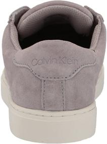 img 2 attached to Men's Leather Arden Sneaker Shoes by Calvin Klein