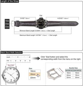 img 2 attached to WOCCI Quick Release Watch Band: Uncompromised Convenience and Style!