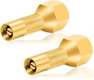 🔧 godeson heavy duty tire air chuck screw-on for tire inflator gauge compressor accessories - twist-on chucks (pack of 2) logo