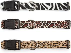 img 1 attached to Animal Print Dog 🐾 Collar by East Side Collection