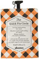 💫 discover the magic of davines the quick fix circle: a fast and effective hair repair treatment logo