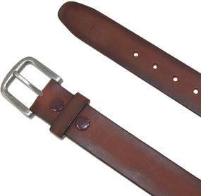 img 1 attached to 👔 Premium Burnished Leather Belts: CTM Men's Accessories with Removable Buckle