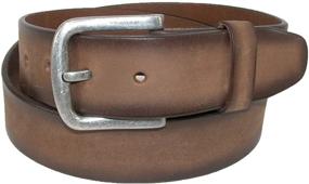 img 2 attached to 👔 Premium Burnished Leather Belts: CTM Men's Accessories with Removable Buckle