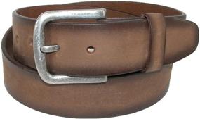 img 4 attached to 👔 Premium Burnished Leather Belts: CTM Men's Accessories with Removable Buckle