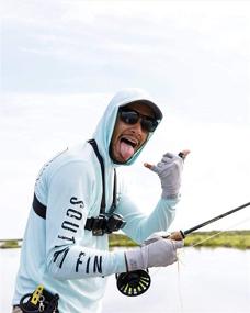 img 2 attached to 🎣 Ultimate Performance Fishing Hoodie: Lightweight Medium Men's Clothing for Active Anglers