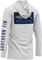 🎣 ultimate performance fishing hoodie: lightweight medium men's clothing for active anglers logo