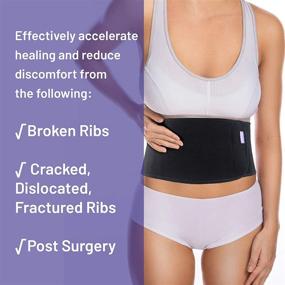 img 3 attached to 🏥 Everyday Medical Bamboo Charcoal Rib Support Compression Brace XLarge - Accelerates Healing of Broken, Dislocated, Fractured, and Post-Surgery Ribs - for Men and Women