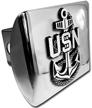 united state anchor emblem chrome logo