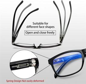 img 1 attached to 😎 Enhance Eye Comfort with SIGVAN 5 Pack Blue Light Blocking Reading Glasses - Stylish, Lightweight Computer Readers for Men and Women