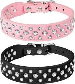 img 4 attached to Rhinestones Collars Diamonds Beautiful Appearance