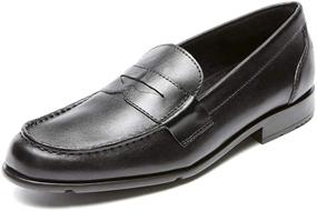 img 4 attached to 👞 Black Rockport Classic Penny Loafer: Men's Shoes with Slip-Ons and Loafers