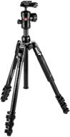 compact manfrotto befree advanced tripod with lever closure, travel tripod kit including ball head, lightweight aluminium tripod for dslr, reflex, and mirrorless cameras, camera accessories logo