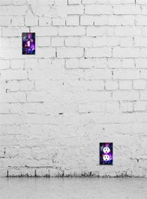 img 1 attached to 🌌 Purple Marvel Nebula Galaxy Single Gang Toggle Light Switch Plate/Wall Plate Cover by WIRESTER