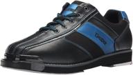 🎳 dexter black blue men's bowling shoes logo